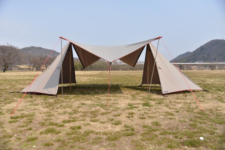 WEB限定】CAMP MANIA PRODUCTS / “PRECIOUS” twin pole shelter | CAMP 