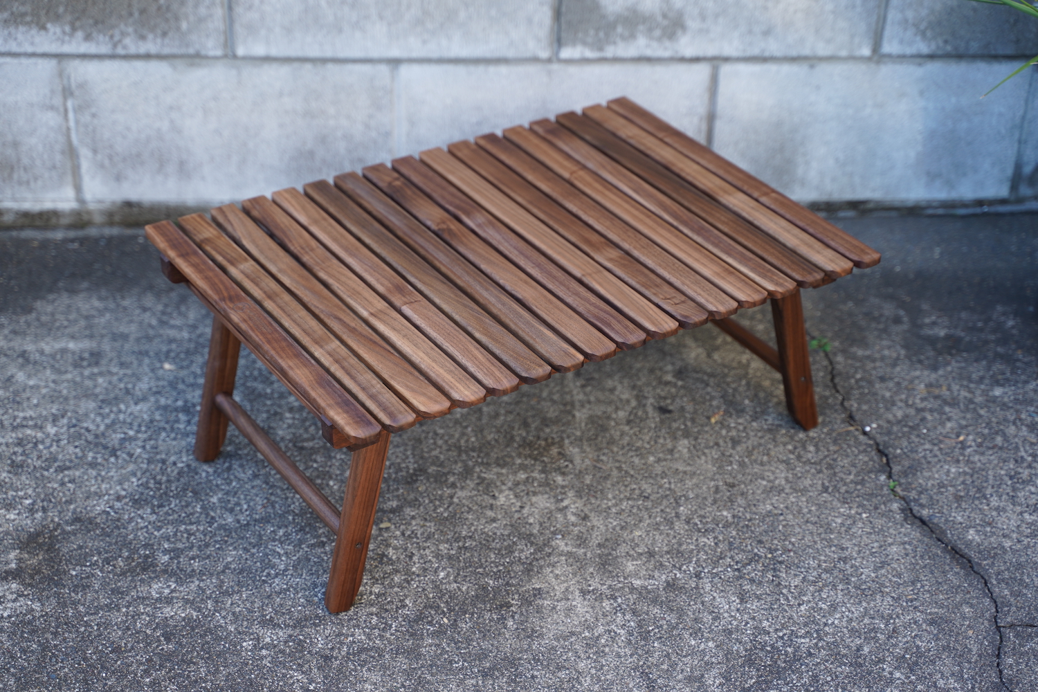 CAMP MANIA PRODUCTS / COMPACT LO TABLE(M) all walnut | CAMP MANIA ...