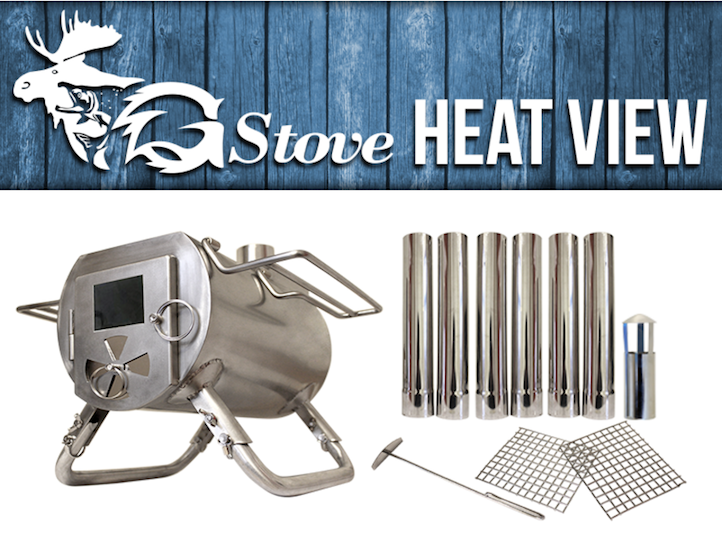 アウトレット】G-STOVE / HEAT VIEW CAMPING STOVE 本体セット 国内